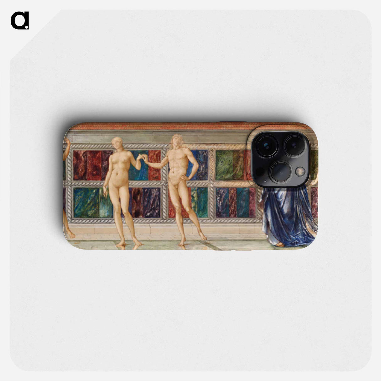 The Pilgrim in the Garden of Idleness - Study of nine Figures - エドワード バーン ジョーンズ Phone Case.