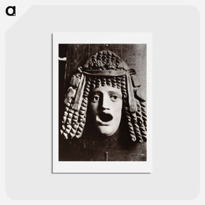 アートポストカード-Masque Antique
 - ウジェーヌ アジェ Postcard.