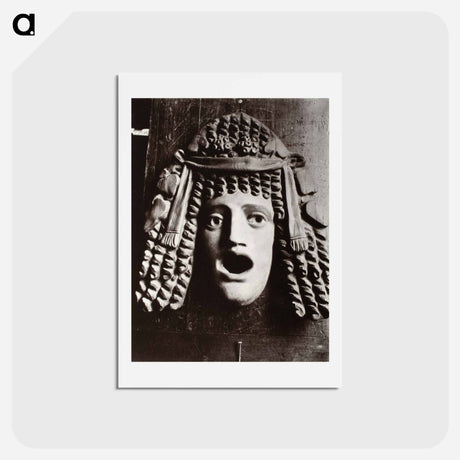 アートポストカード-Masque Antique
 - ウジェーヌ アジェ Postcard.