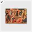 アートポストカード-Adoration of the Magi - フラ アンジェリコ Postcard.