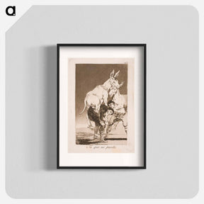 アートポスター-You who cannot, must carry me on your back - フランシスコ デ ゴヤ Poster.
