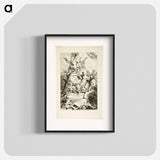 The Graces on the Tomb of Watteau - フランソワ ブーシェ Poster.