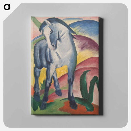 アートパネル-Blue Horse I - フランツ マルク Canvas.