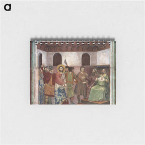 アートメモ帳-Christ Before Caiaphas - ジョット ディ ボンドーネ Memo.