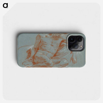 Seated Male Nude
 - ジョバンニ バティスタ ティエポロ Phone Case.