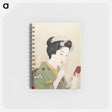 アートメモ帳-Woman Applying Color to Her Lips
 - 橋口 五葉 Memo.