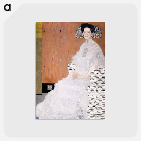 アートポストカード-Bildnis Fritza Riedler - グスタフ クリムト Postcard.