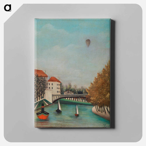 Study for View of the Pont de Sèvres - Henri Rousseau Canvas.