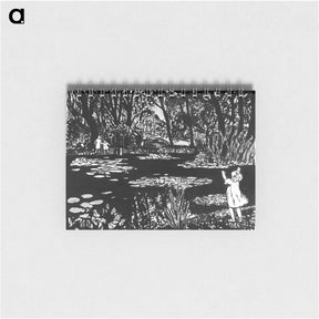 アートメモ帳-Lily Pond - ヘンリー ライマン サイエン Memo.