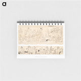 アートメモ帳-Satirical Papyrus Fragments
 - エジプト美術史 Memo.