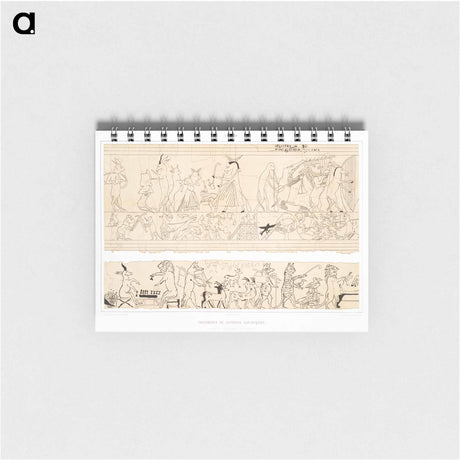 アートメモ帳-Satirical Papyrus Fragments
 - エジプト美術史 Memo.