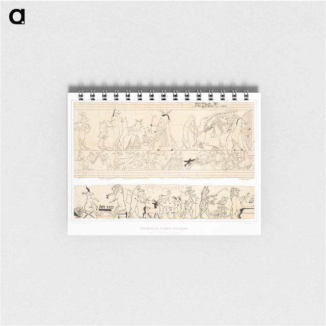 アートメモ帳-Satirical Papyrus Fragments
 - エジプト美術史 Memo.