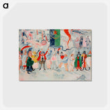 アートポストカード-Carnival in Flanders - ジェームズ アンソール Postcard.