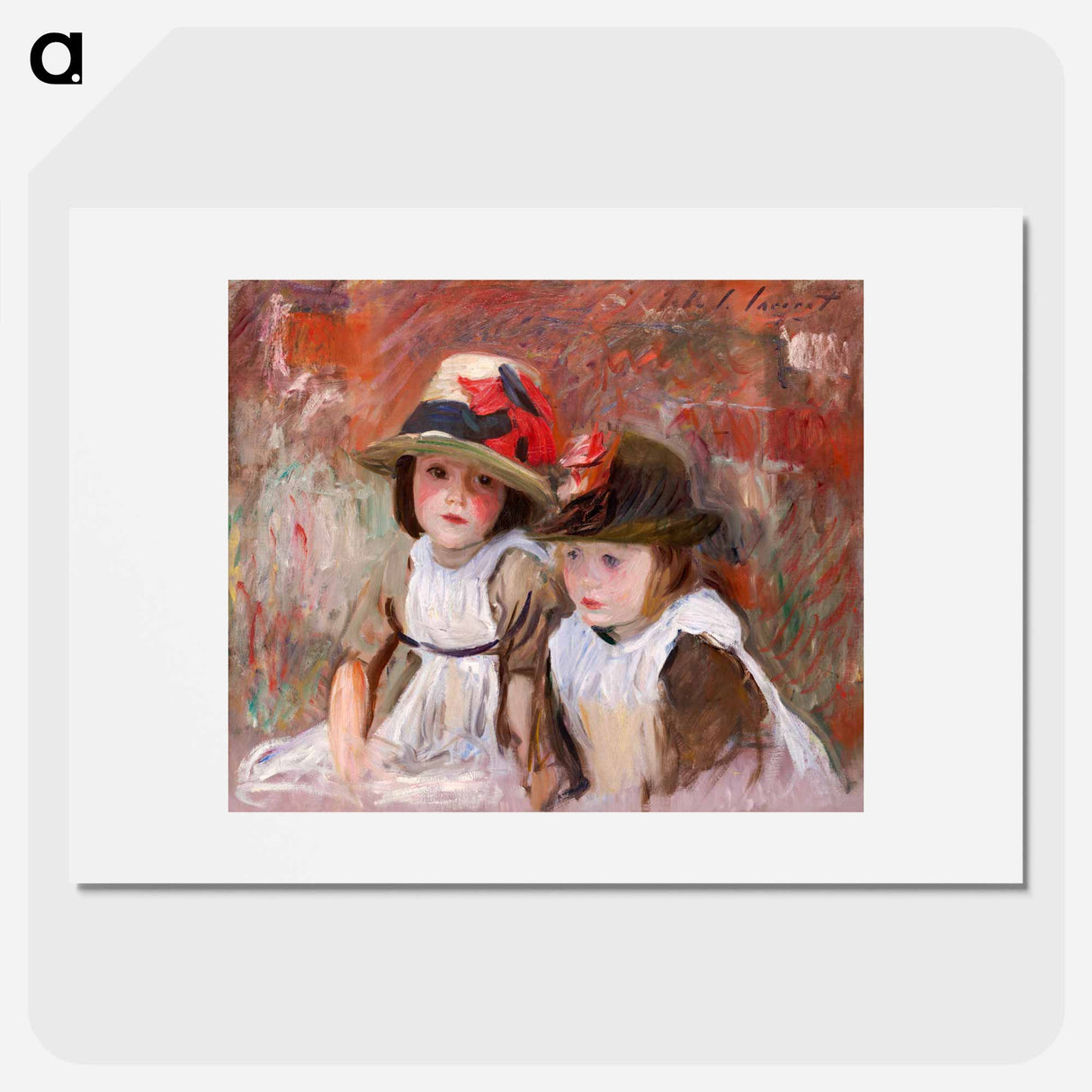 Village Children - John Singer Sargent Poster.