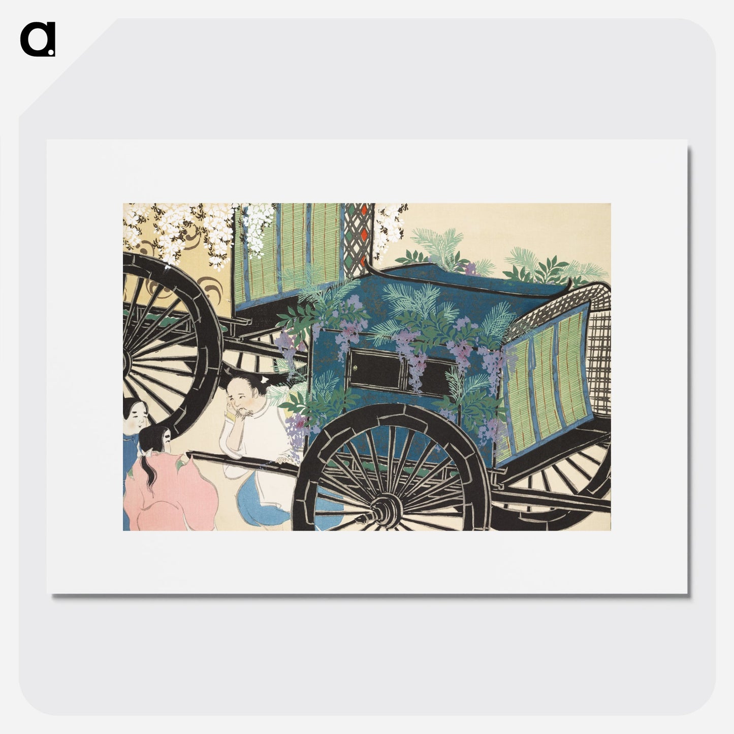 Wagon from Momoyogusa–Flowers of a Hundred Generations Poster.