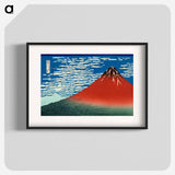 Thirty-six Views of Mount Fuji, no. 33 - 葛飾 北斎 Poster.