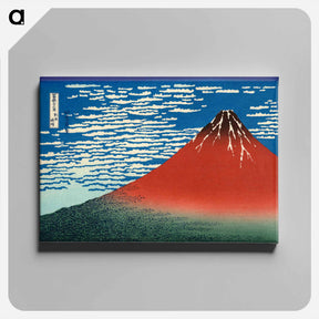 アートパネル-Thirty-six Views of Mount Fuji, no. 33 - 葛飾 北斎 Canvas.