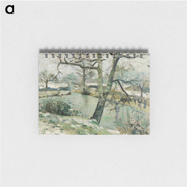 アートメモ帳-The Montfoucault Pond, Winter Effect
 - バーゼル美術館 Memo.