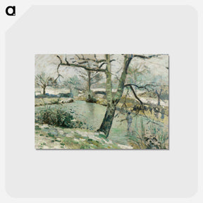 アートポストカード-The Montfoucault Pond, Winter Effect
 - バーゼル美術館 Postcard.
