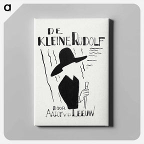 アートパネル-Ontwerp voor boekband van De Kleine Rudolf - レオ ヘステル Canvas.