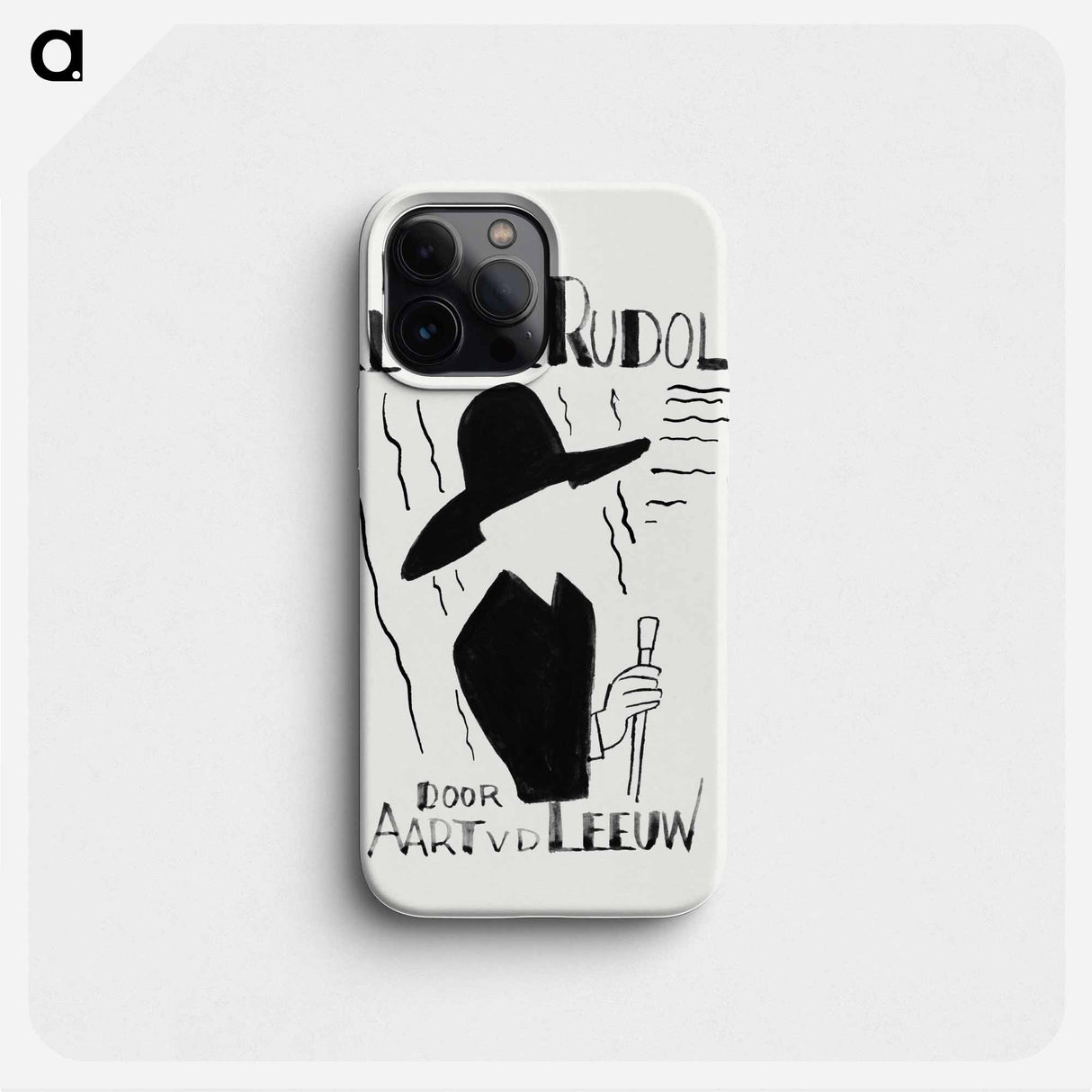 Ontwerp voor boekband van De Kleine Rudolf - Leo Gestel Phone Case.