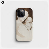 Madonna and Child, and Fragment of Woman's Torso - Leonardo da Vinci Phone Case.