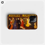 Pâtes aux œufs et aux légumes: Nouilles macaronis - Leonetto Cappiello Phone Case.