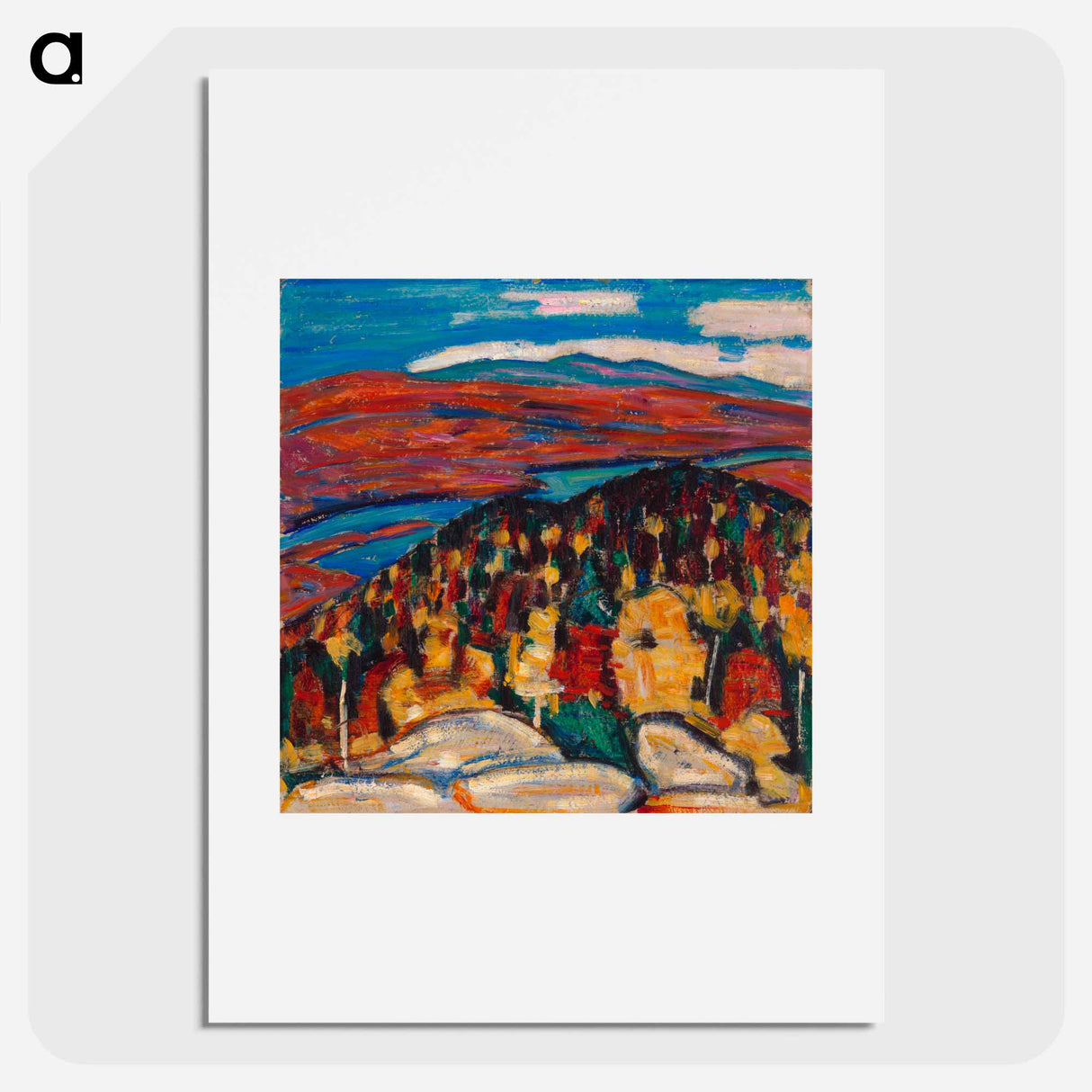 Landscape no. 26 - Marsden Hartley Poster.