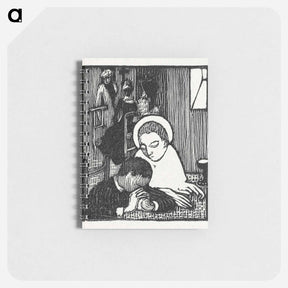 アートメモ帳-Illustration for poem in Paul Verlaine's collection of poetry Sagesse - モーリス ドニ Memo.