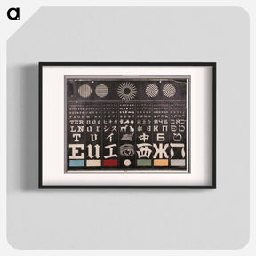 アートポスター-Mayerle Test Chart
 - 国立医学図書館 Poster.