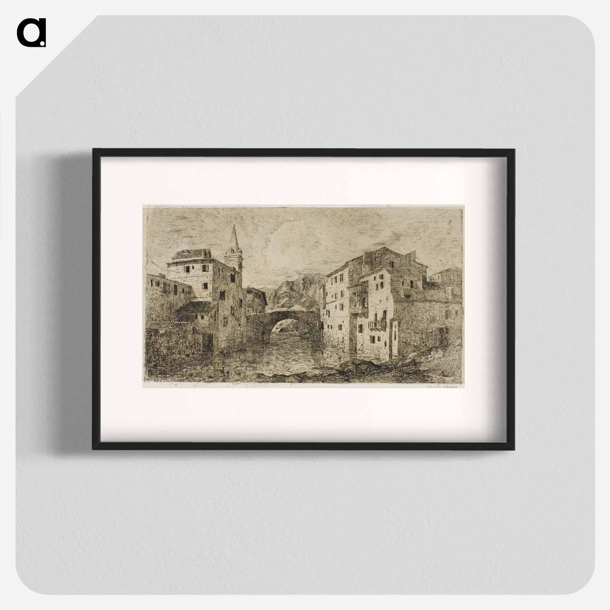 St.-Jean-Pied-de-Port - オディロン ルドン Poster.