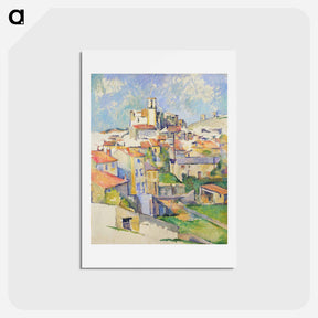 アートポストカード-Gardanne - ポール セザンヌ Postcard.