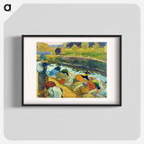 Washerwomen - Paul Gauguin Poster.