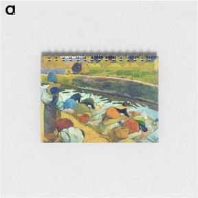 アートメモ帳-Washerwomen - ポール ゴーギャン Memo.