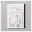 アートパネル-Design for Urne Buriall–Ghosts - ポール ナッシュ Canvas.