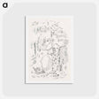 アートポストカード-Design for Urne Buriall–Ghosts - ポール ナッシュ Postcard.