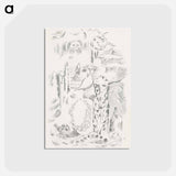 アートポストカード-Design for Urne Buriall–Ghosts - ポール ナッシュ Postcard.