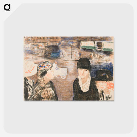 アートポストカード-Place Clichy
 - ピエール ボナール Postcard.