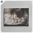 アートパネル-Christ Preaching - レンブラント ファン レイン Canvas.