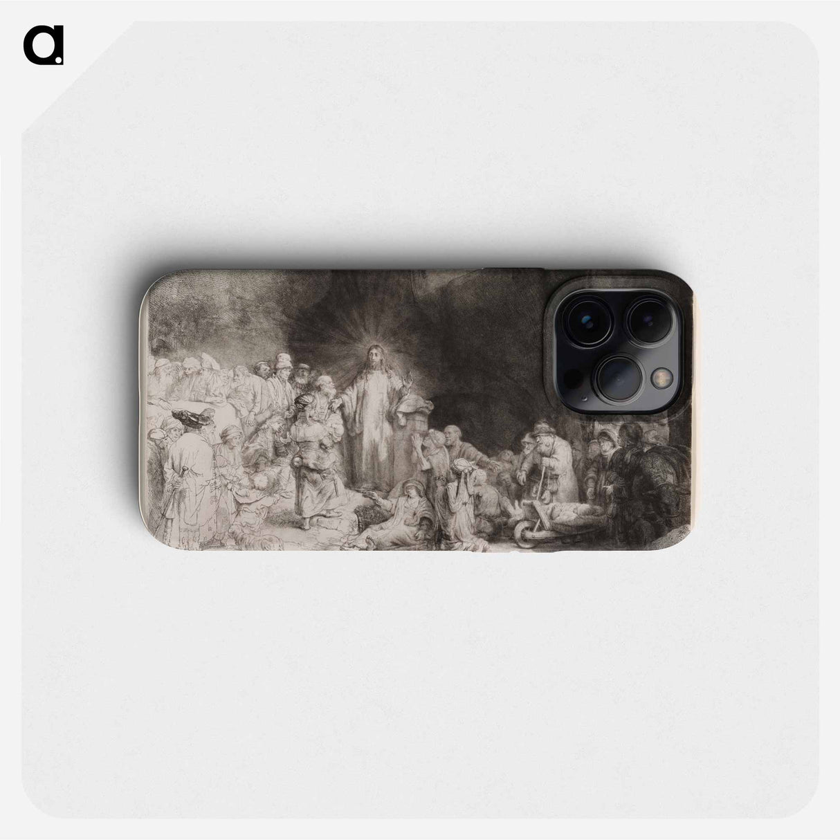 Christ Preaching - レンブラント ファン レイン Phone Case.