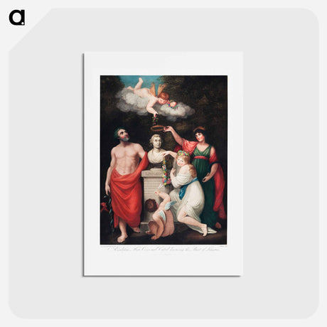 アートポストカード-Honoring Linnaeus
 - ロバート ジョン ソーントン Postcard.