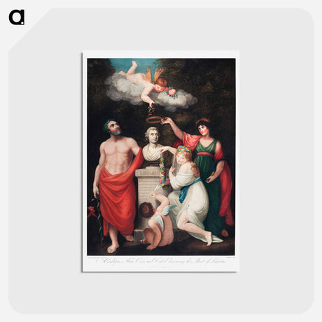 アートポストカード-Honoring Linnaeus
 - ロバート ジョン ソーントン Postcard.