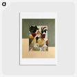 アートポストカード-Composition III (Still life) - テオ ファン ドゥースブルフ Postcard.