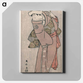 アートパネル-Kabuki Actor Nakayama Tomisaburō I as Ohisa, Wife of Sazanami Tatsugorō, Actually Teriha, the Younger Sister of Sadatō - 東洲斎 写楽 Canvas.