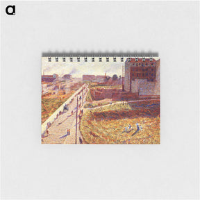 アートメモ帳-Factories At Porta Romana - ウンベルト ボッチョーニ  Memo.