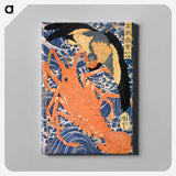Lobster - Utagawa Kuniyoshi Canvas.