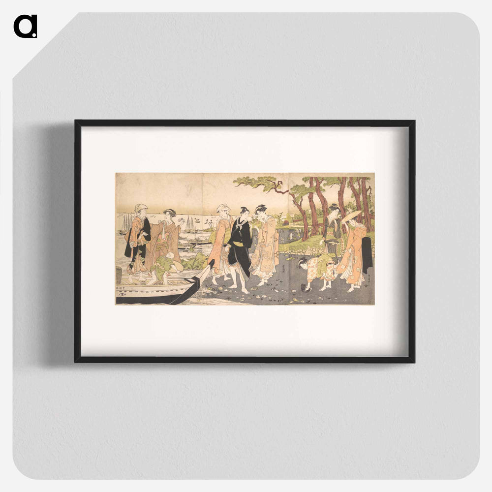 Picking Clams
 - 歌川 豊国 Poster.