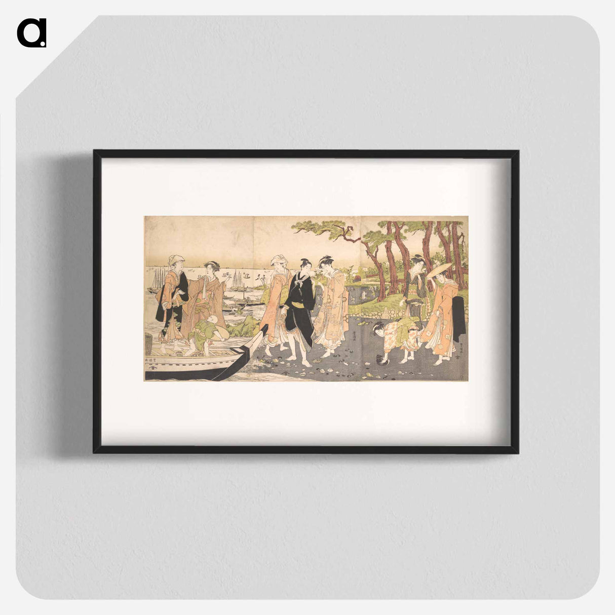 Picking Clams
 - 歌川 豊国 Poster.