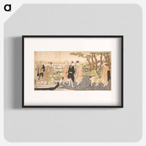 アートポスター-Picking Clams
 - 歌川 豊国 Poster.