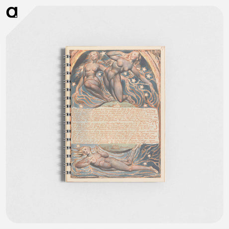 アートメモ帳-Jerusalem, Plate 57, "And the voices of Bath" - ウィリアム ブレイク Memo.